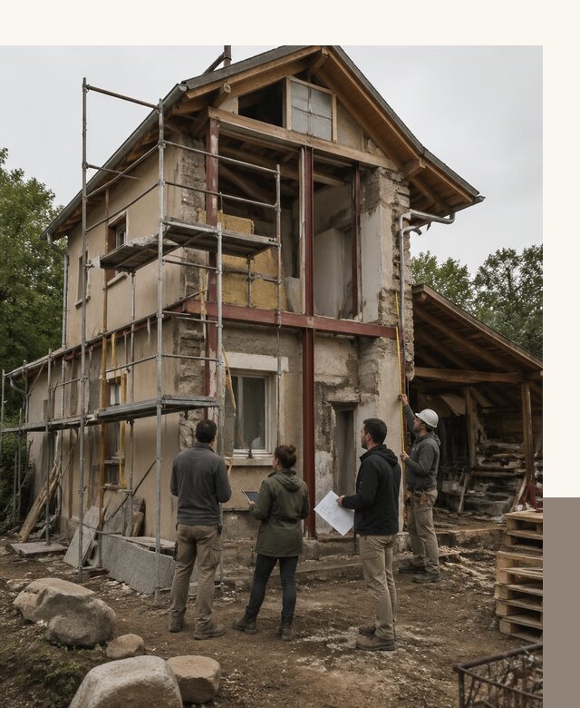 Реконструкция загородного дома под ключ в Ставрополе от бюро