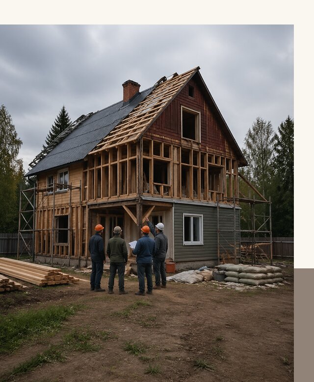 Реконструкция дачного дома в Ставрополе под ключ с проектом