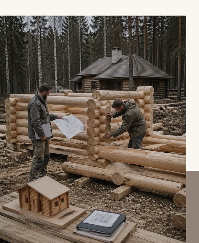 Проектирование и строительство домов из бревна в Ставрополе